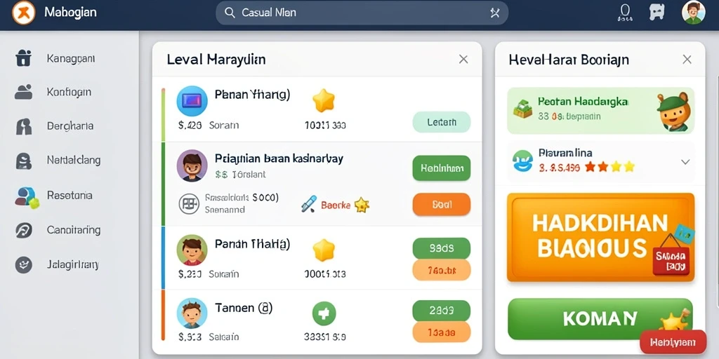 Screenshot menunjukkan tampilan antarmuka yang menarik dan mudah digunakan.