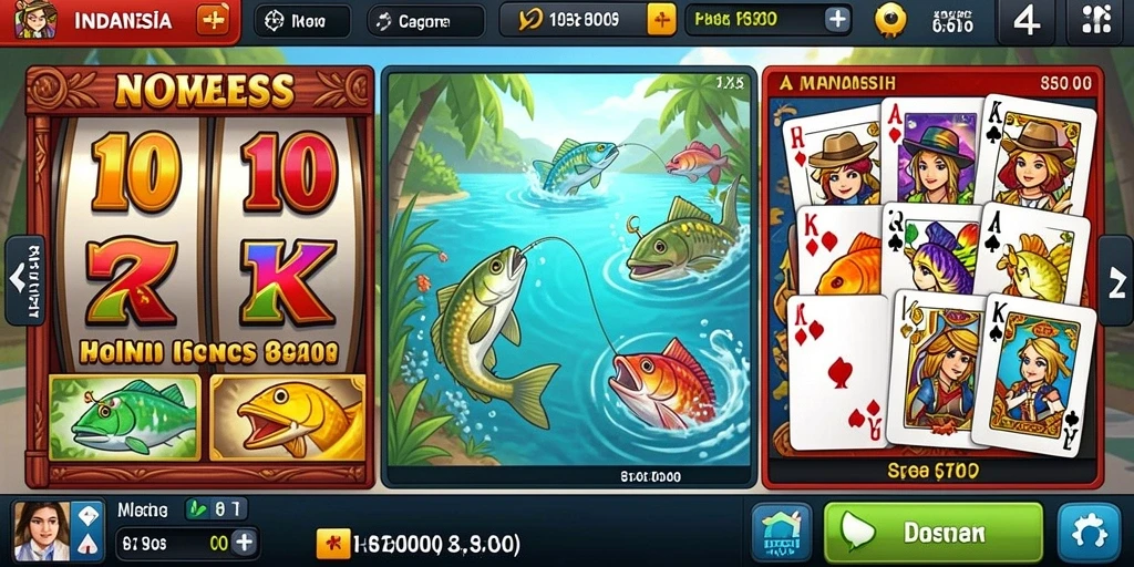 Screenshot menampilkan antarmuka permainan slot yang menarik.