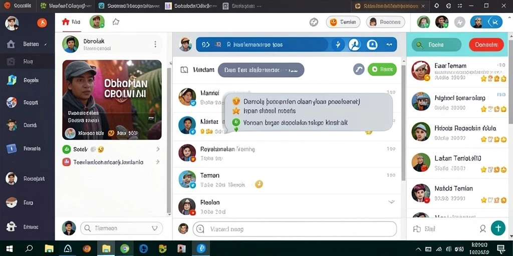 Tampilan antarmuka permainan yang menarik dan intuitif.