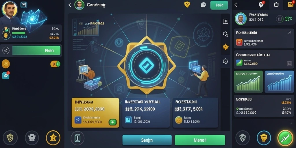 Tampilan permainan slot yang menarik.