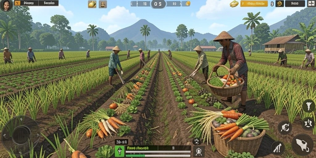 Screenshot menampilkan karakter utama dalam aksi petualangan.